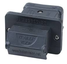 Trailer Vision 50 Amp Plug Weather Proof Cover - Flush Mount